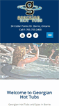 Mobile Screenshot of georgianhottubs.com