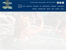 Tablet Screenshot of georgianhottubs.com